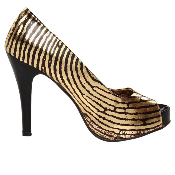 Iron Fist Ladies Hands Off Platform: Gold size 5 - Picture 4 of 15